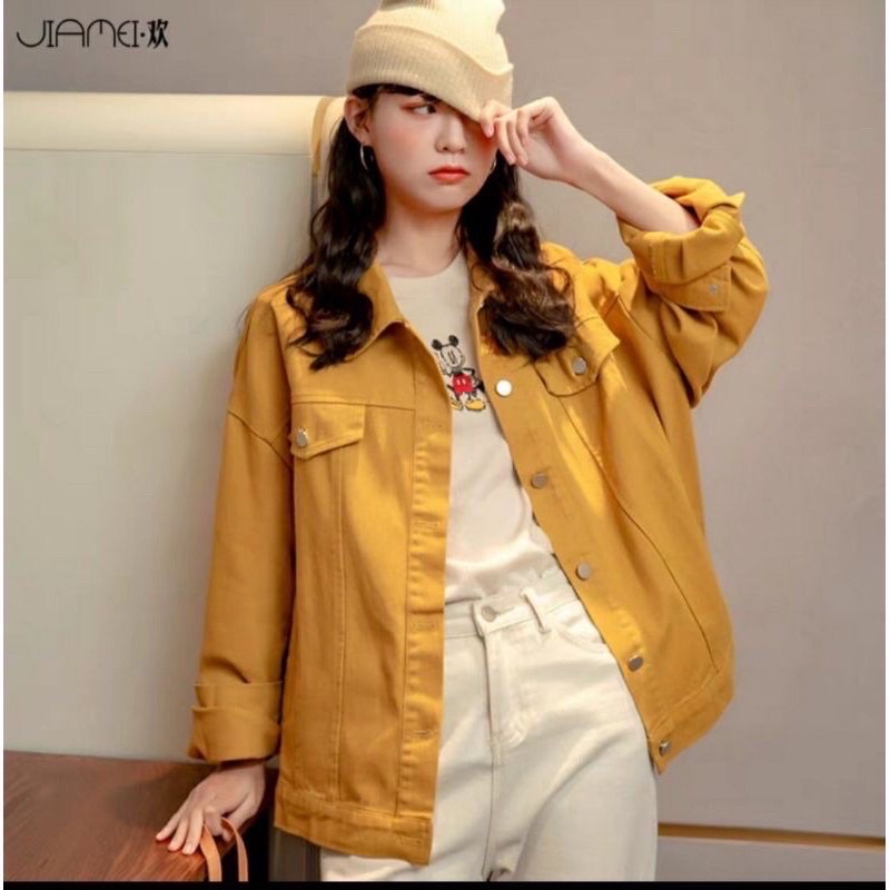 Áo khoác kaki nữ màu xanh rêu cao cấp sumisu shop