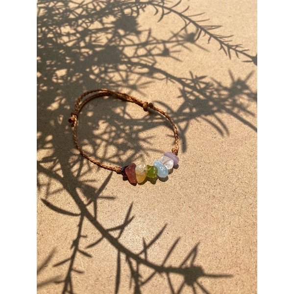 Vòng tay 7 đ.á chakra mini