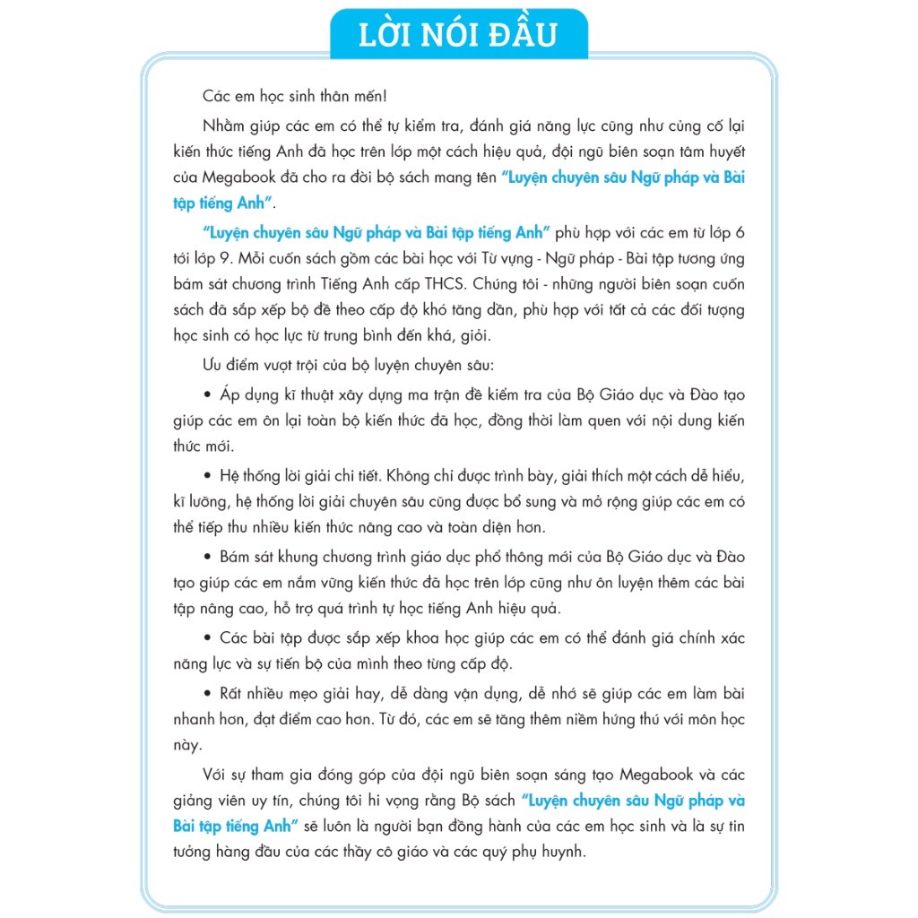 Sách - Luyện Chuyên Sâu Ngữ Pháp Và Bài Tập Tiếng Anh 6 - Tập 1 (Theo Chương Trình Global Success) - MEGABOOKS