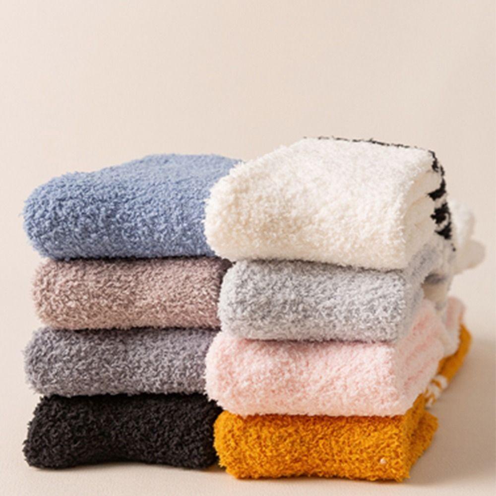 AROMA Vớ Cổ Cao Giữ Ấm Màu Trơn Thời Trang Thu Đông Cho Nữ