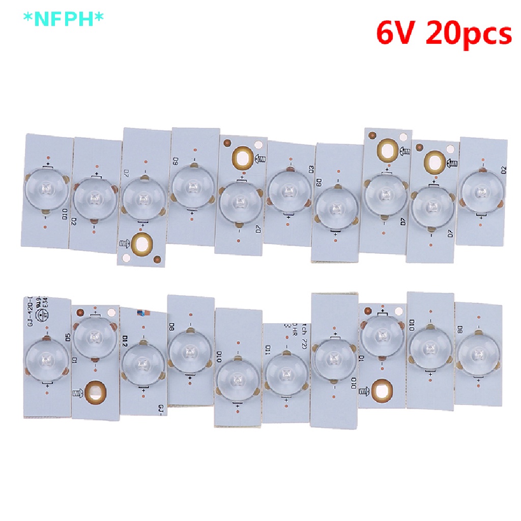 Đèn LED 20 X 6V SMD Có Thanh Lọc Cho TV LED 32-65 inch Mới