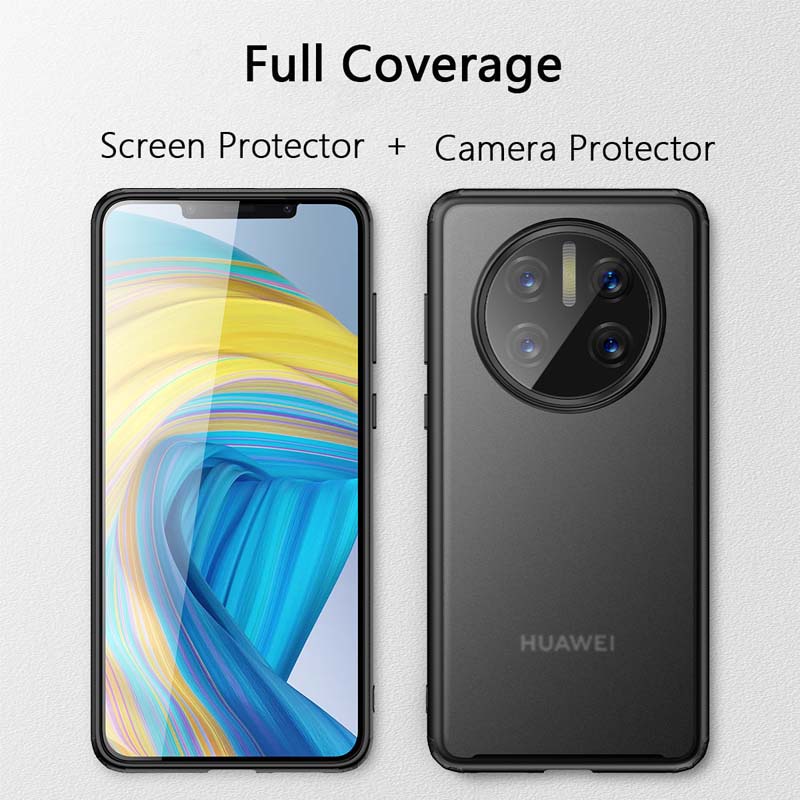 Ốp Điện Thoại PC Nhám Đơn Giản Chống Dấu Vân Tay Cho Huawei Mate 50 / Pro