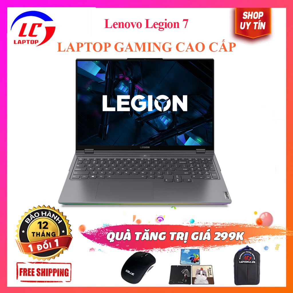 Lenovo Legion 7_15IMH05, Laptop Chơi Game {Core i7-10750H, VGA RTX 2060-6G, Màn 15.6 inh Full HD IPS, 144Hz, 100% sRGB}