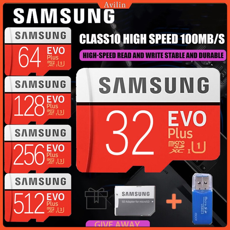 HUAWEI Thẻ Nhớ Micro SD 100MB / S 100MB / S 100MB / Samsung 100% Chính Hãng Evo Plus