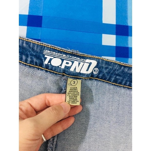 Chân váy jean vnxk 44-48kg, new
