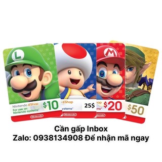 Thẻ Eshop Gift Card hệ US