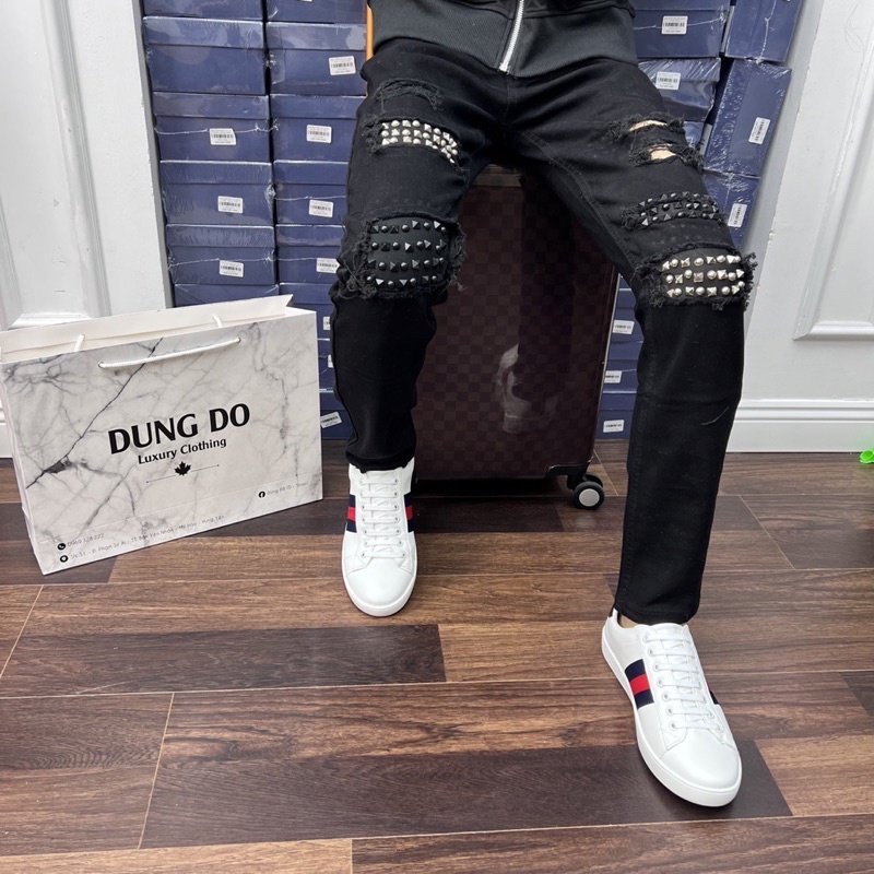 Quần Biker A.MI.RI Đính Đá Cao Cấp