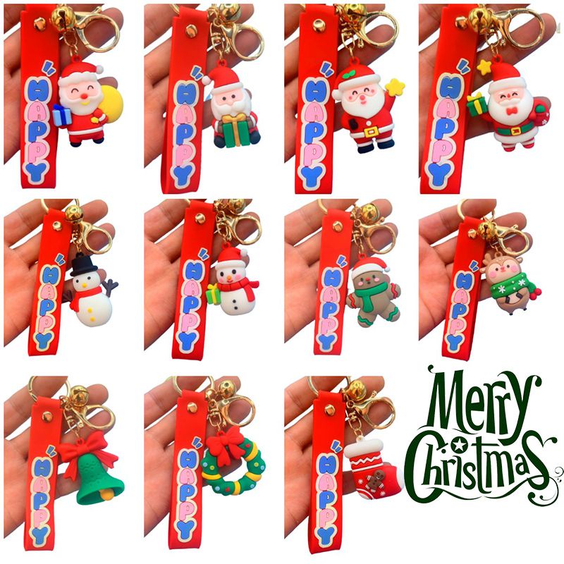 Dễ Thương Móc Khóa Hình Ông Già Noel Đáng Yêu