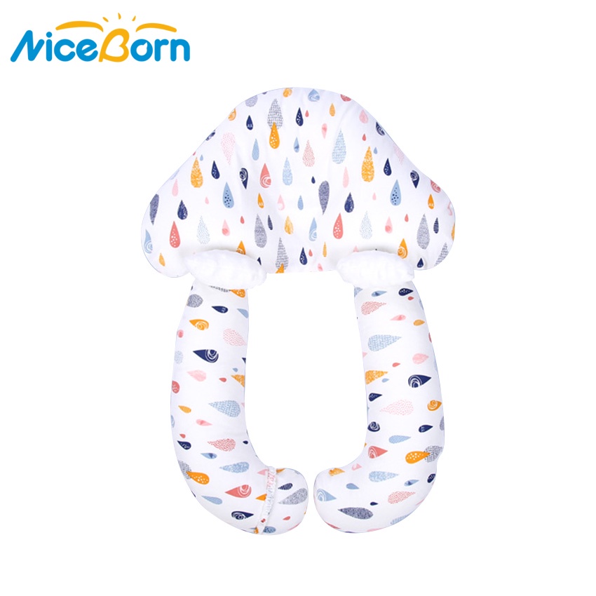 Gối Ngủ Cố Định Đầu Và Cổ Chống Bức Xạ Cho Bé Sơ Sinh 0-2 Tuổi