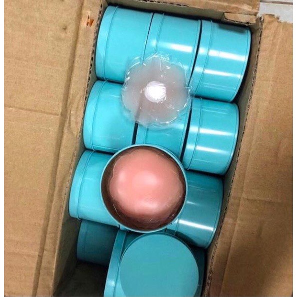 Miếng Dán TiHộp 5 cặp 10 Miếng☘️Dán Ngực Tàng Hình chất liệu silicol dùng lại đc nhiều lần☘️lót Ngực Nhũ Hoa dán đầu ti
