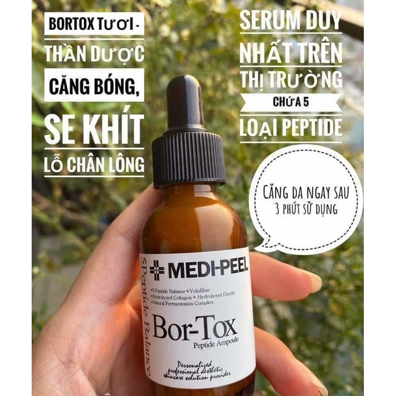 Tinh chất MEDIPEEL Bor-Tox Peptide Ampoule 30ml chống lão hóa căng bóng da