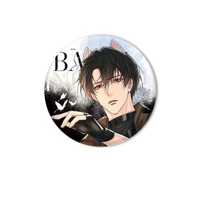 Huy hiệu IN HÌNH NHÂN NGƯ HÃM LẠC BL manhua chibi xinh xắn