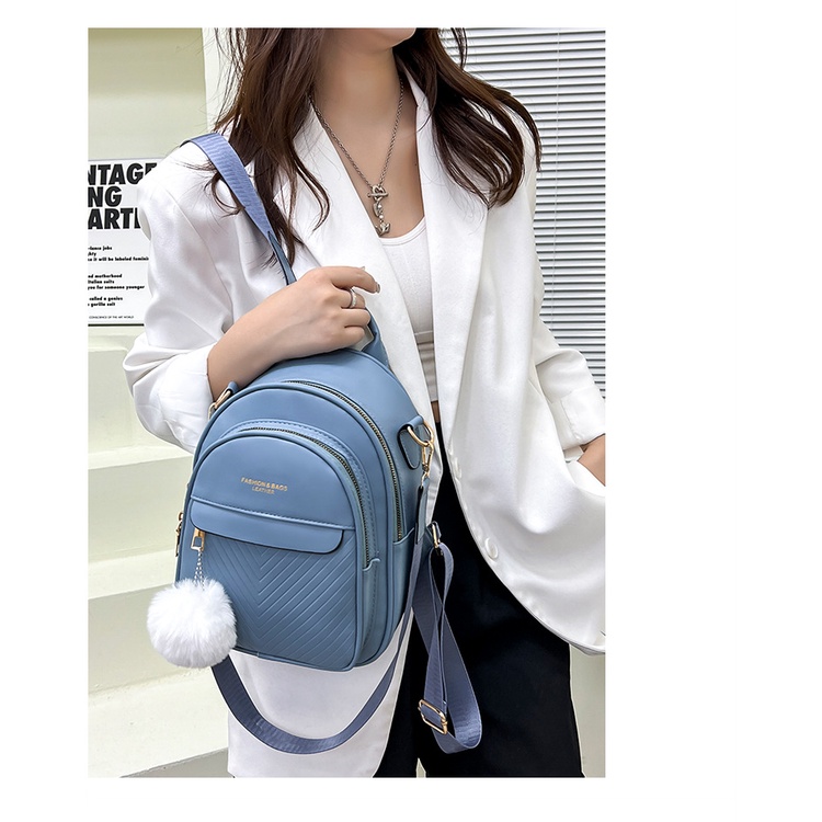 Bakcpacks Da Cỡ Nhỏ Thời Trang Đơn Giản Dành Cho Nữ