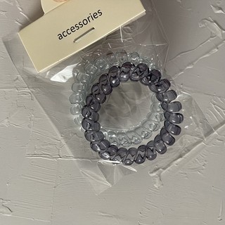 Set 2 Dây Cột Tóc Lò Xo Hình Xoắn Ốc