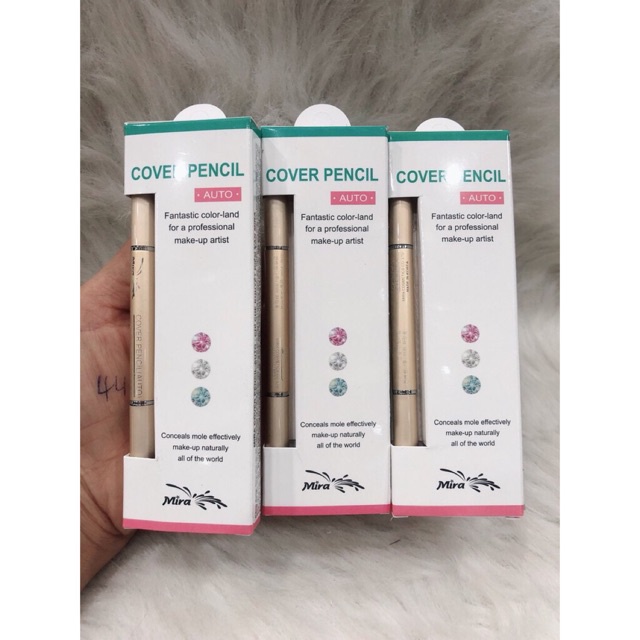 Chì che khuyết điểm Mira Cover Pencil che phủ cao Hàn Quốc - Hàng chính hãng