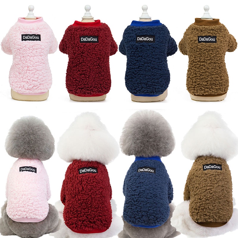 Áo Khoác Vải Bông Mềm Mại Thời Trang Mùa Đông Cho Thú Cưng