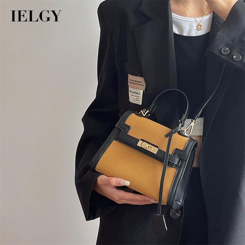 Túi Đeo Chéo Màu Nhám Phong Cách retro Cao Cấp Cho Nữ