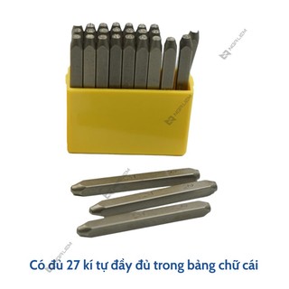 Đóng chữ bộ Xuôi LS+ (27 món) (2mm; 3mm; 4mm; 5mm; 6mm; 8mm; 10mm) (BỘ)