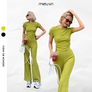 Áo thun kiểu rút khoen eo MIEU - JS15