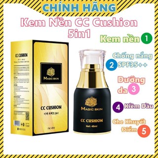 ✴️ RẺ VÔ ĐỊCH - DATE 2027 ✴️ Kem nền trang điểm, chống nắng CC Cushion Magic Skin Whitening Perfect 5in1 45ml
