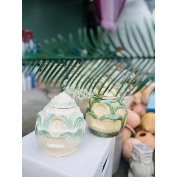 Hũ Đựng Tro Cốt Gốm Sứ Bình Dương