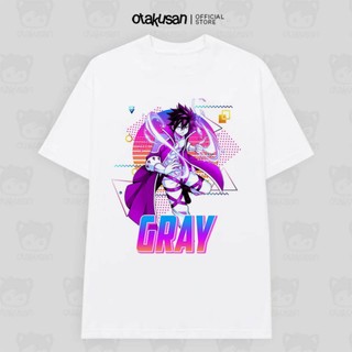Áo thun Fairy Tail Gray Retro Art ngắn tay