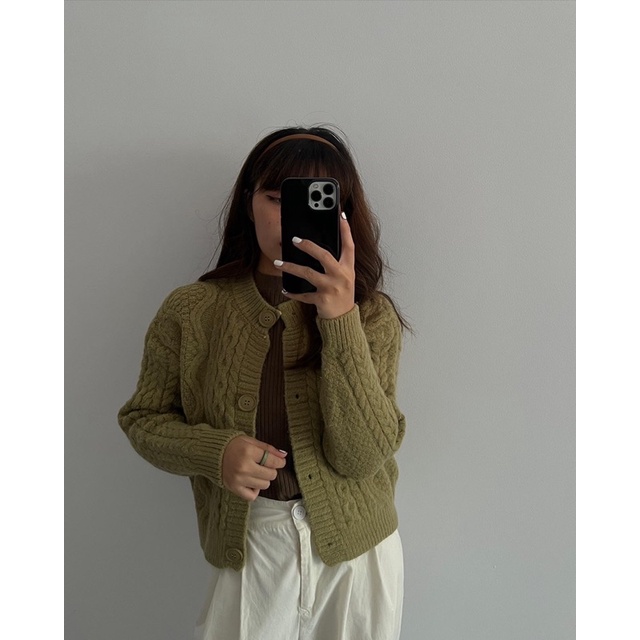 Cardigan len Thừng