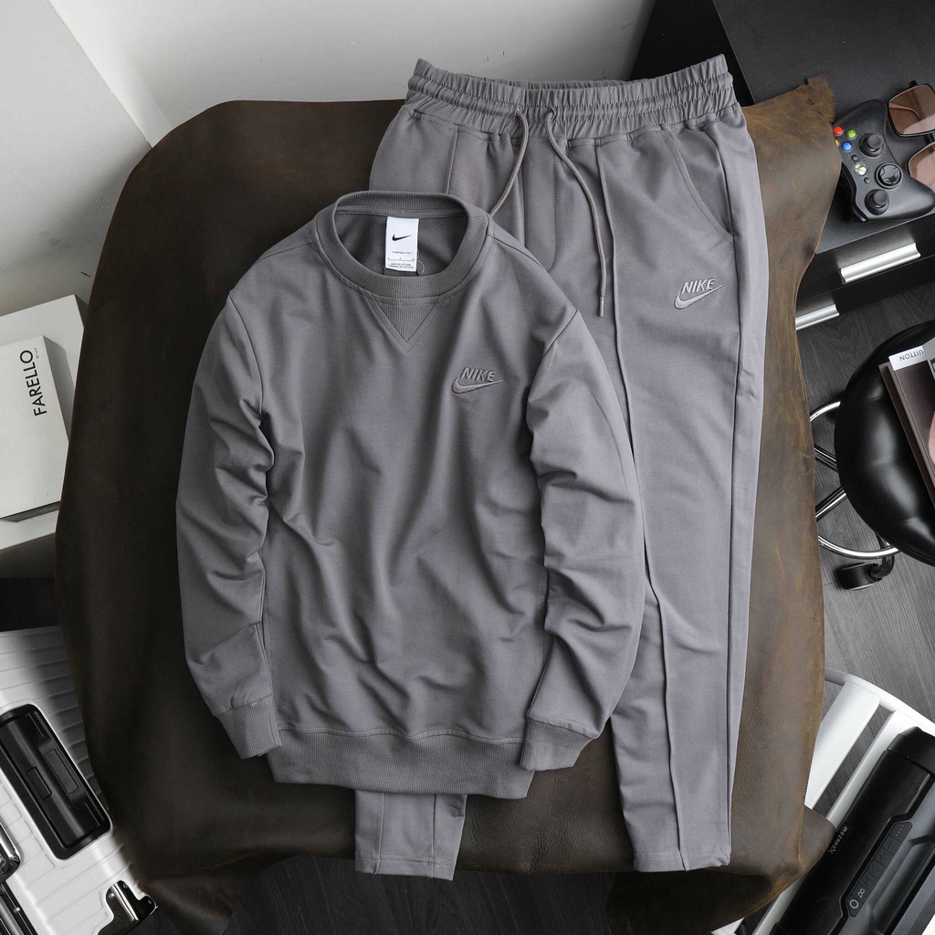 Bộ Nỉ Da Cá Thu Đông Xuất Dư form unisex , Set bộ đồ đông nam nữ bigsize 100kg - ivanbigisze