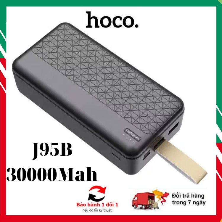 Pin,Sạc Dự Phòng Hoco J95b 30000Mah Hàng Chính Hãng,Hỗ Trợ Sạc Nhanh,Bảo Hành 12 Tháng