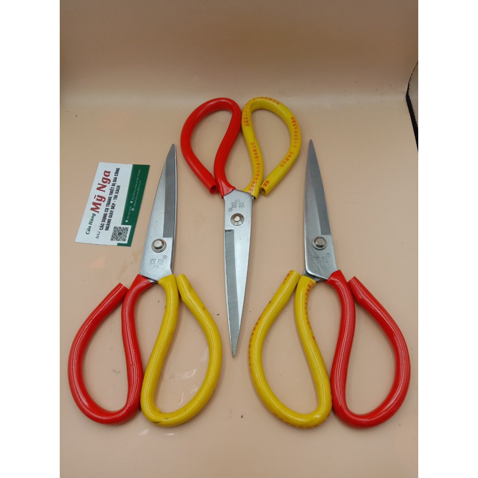 Kéo cán 2 màu cỡ 26cm x11