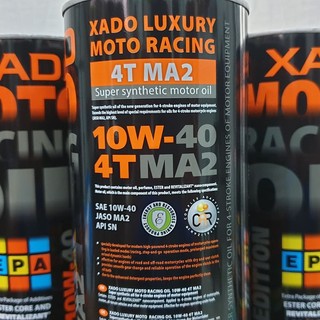 Nhớt Xado Racing 10W40 API SN JASO MA2 RF 15.5