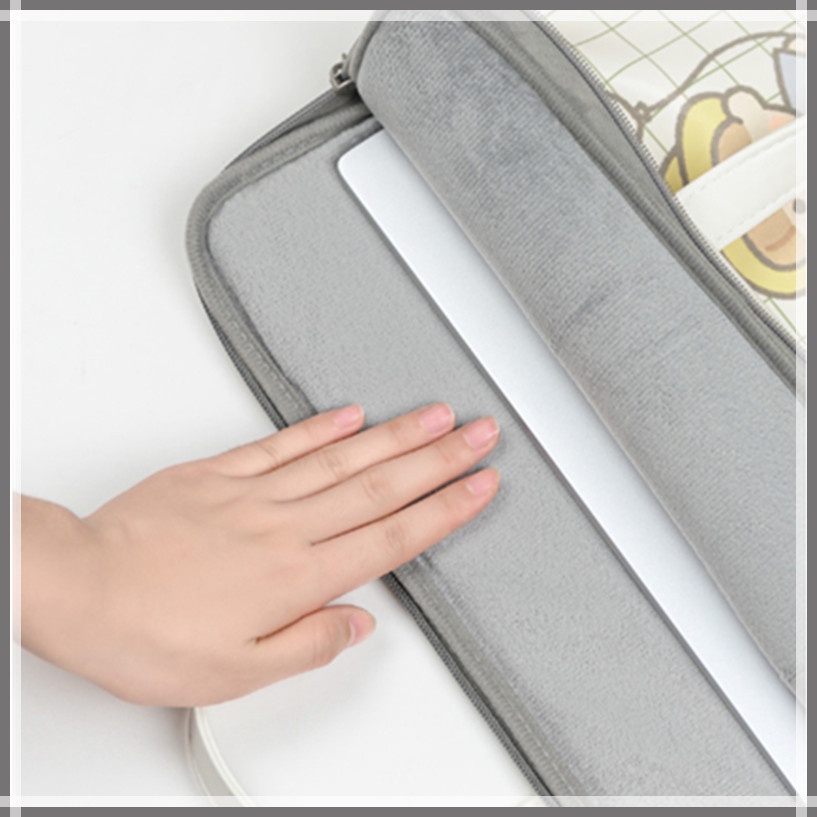 Túi đựng máy tính xách tay 17.3inch 13.3 12 14 15.6inch chống nước họa tiết hoạt hình gấu Lotso