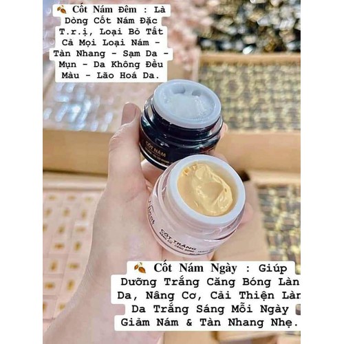 Combo kem face cốt nám Đông Y Nicos