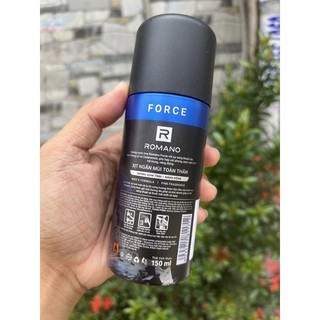 Xịt toàn thân cao cấp Romano Force 150ml