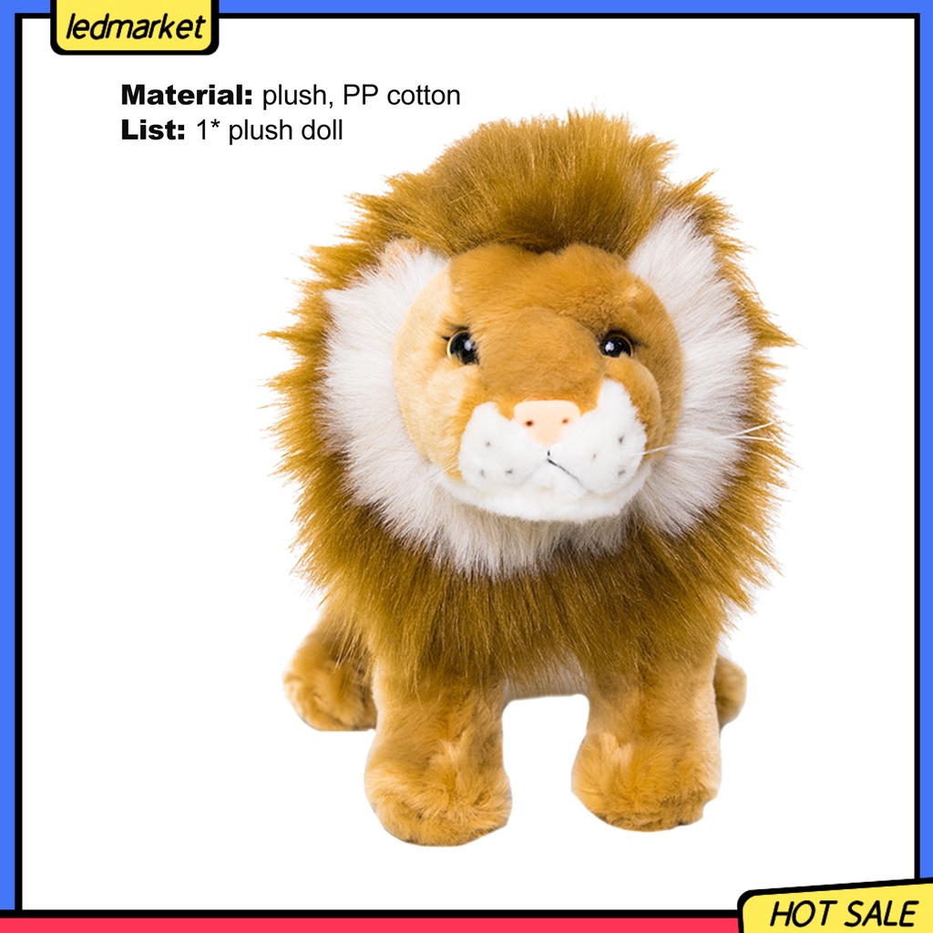 Đồ chơi nhồi bông hình sư tử đáng yêu thích hợp làm quà tặng cho bé