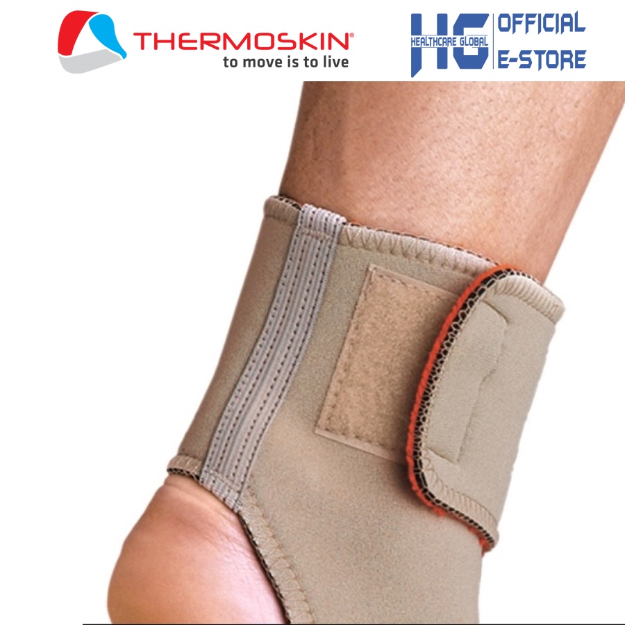 Băng nẹp mắt cá chân mở gót THERMOSKIN | Điều trị chấn thương và hỗ trợ bảo vệ cổ chân, mắt cá chân