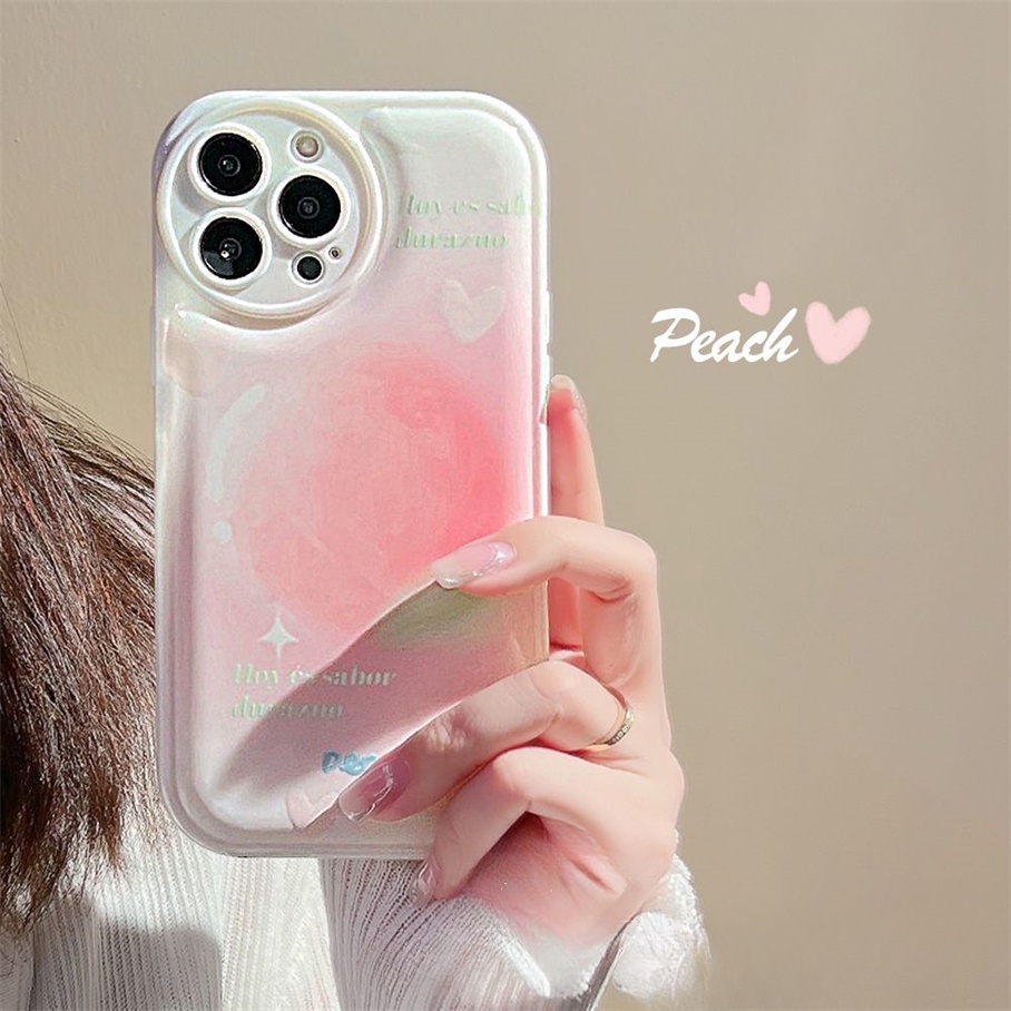 Ốp Điện Thoại TPU Mềm Màu Hồng gradient Cho Iphone6 6splus 7 7plus 8 8plus XR x xs 12 11 pro max plus 13 promax-5006