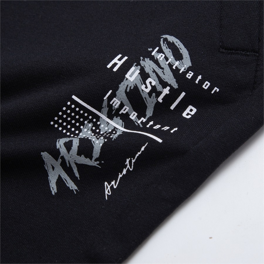 Quần Jogger Nam Thun Dài Thu Đông Thể Thao ARISTINO APA004W2 Dáng regular fit cạp chun gấu suông Vải Cotton Cao Cấp