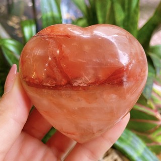 Trái tim đá Fire Quartz