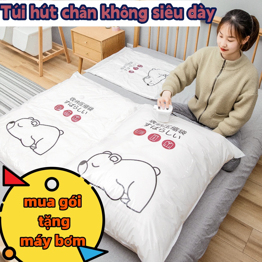 Túi hút chân không đựng quần áo chăn gối，siêu dày，chống nước