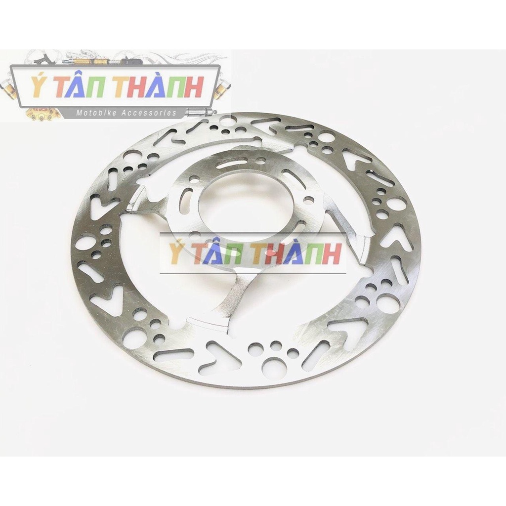 Đĩa Thắng Trước Phay Thái 4 Lổ Lõm 220Mm MS2200