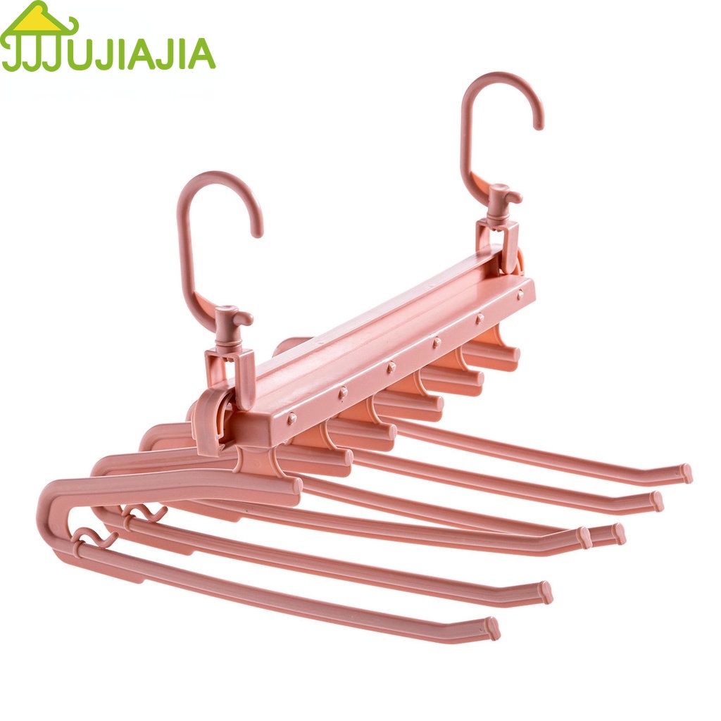 Móc treo quần áo JUJIAJIA nhiều lớp gấp gọn lại được đa năng tiện lợi