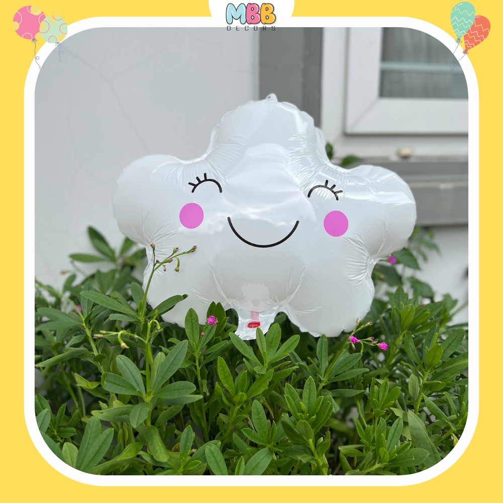 [TPHCM] Bong Bóng Đám Mây &amp; Mặt Trăng, Trang Trí Sinh Nhật Tiệc Tùng