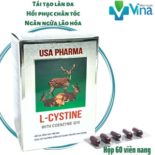 L-CYSTINE Viên Uống Tổng Hợp Dưỡng Chất Làm Đẹp Da, Tóc, Móng- Vitamin L- Hộp 60 viên