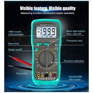 Đồng hồ đo điện tử Pro'skit MT-1210