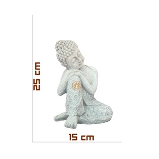 Tượng phật an nhiên trang trí nhà cửa phong thủy 25cm sen mộc store