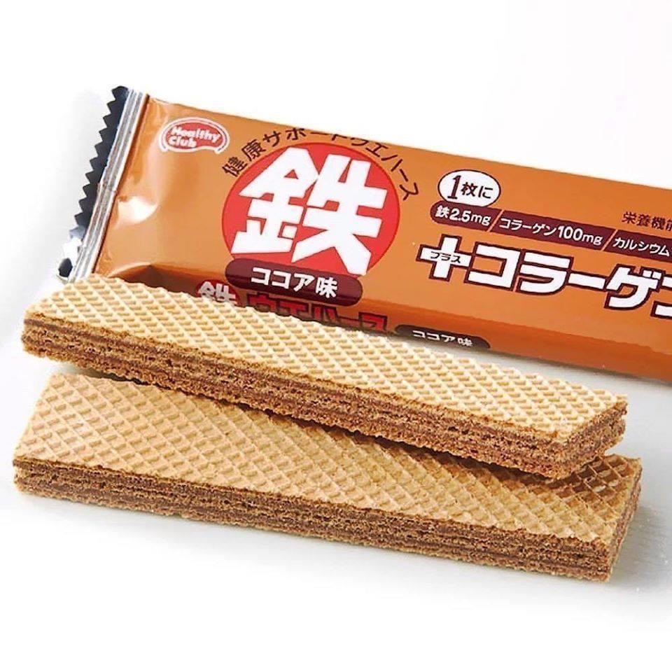 Bánh Xốp Bổ Sung Canxi Healthy Club, Bánh xốp ăn vặt Nhật Bản