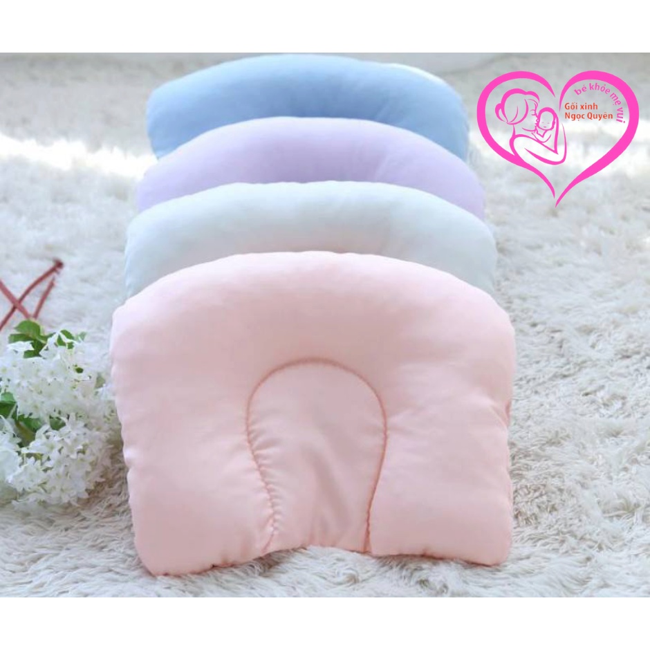 Gối chống méo  đầu cho bé goixinh_ngocquyen .Gối định vị  đầu cho trẻ sơ sinh chống móp méo đầu cho trẻ từ 0-1 tuổi