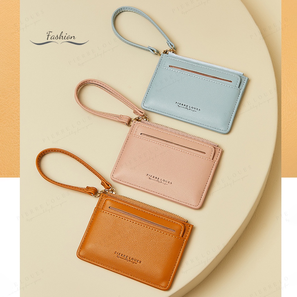 Ví Dài Mini Có Khóa Kéo Đựng Thẻ Dành Cho Nữ
