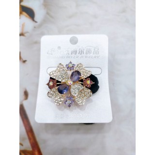 Cột tóc nhung đính đá cao cấp
